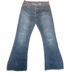 Abercrombie & Fitch 1892 Womens Jeans Y2k Hipster Flare Jeans 6R 32x31.5